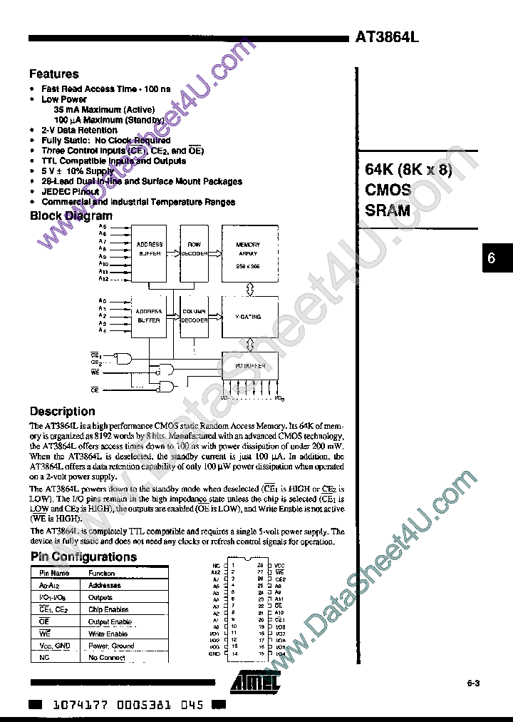 AT3864L_882987.PDF Datasheet