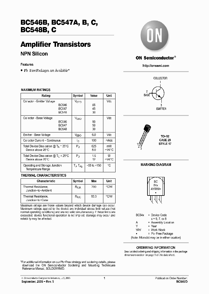 BC546BZL1G_905772.PDF Datasheet