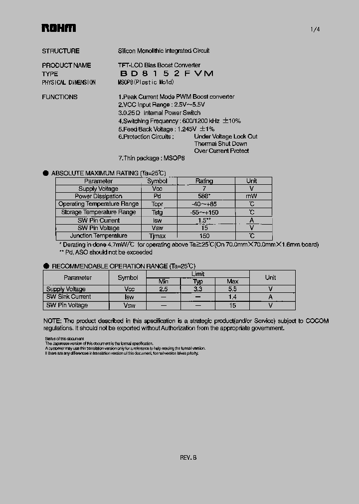 BD8152FVM_823695.PDF Datasheet