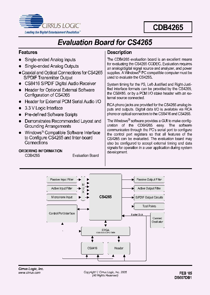 CDB4265_1111921.PDF Datasheet