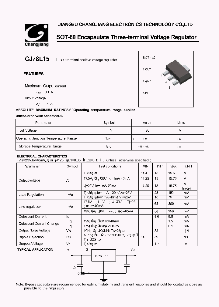 CJ78L15_803614.PDF Datasheet