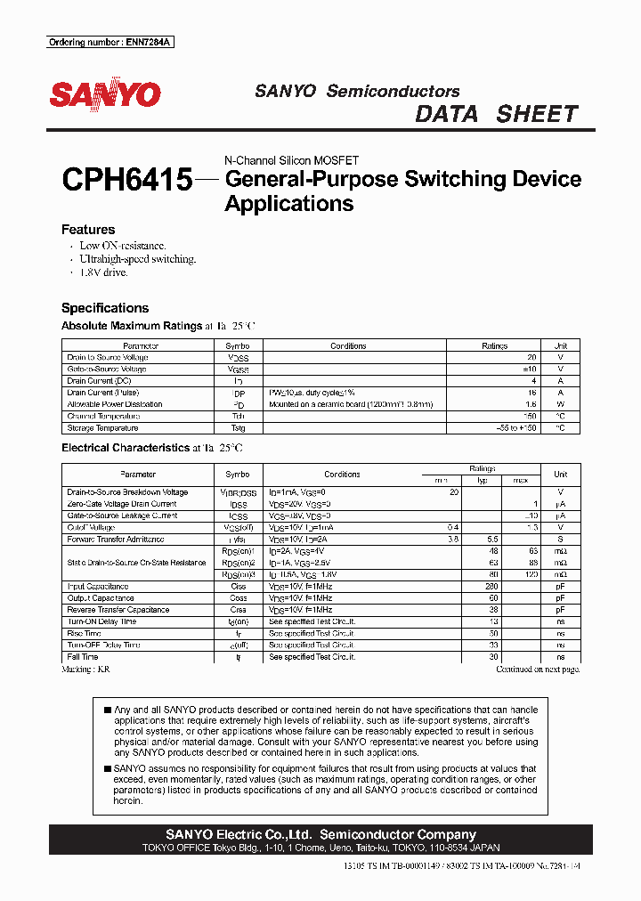 CPH6415_1011980.PDF Datasheet