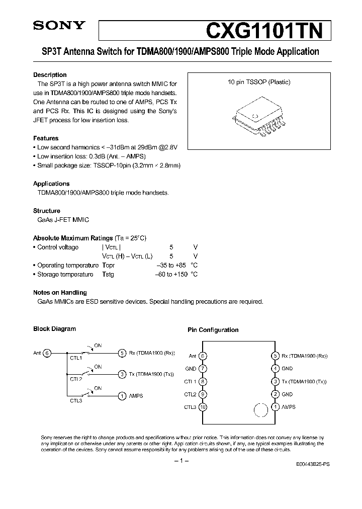 CXG1101TN_1016241.PDF Datasheet