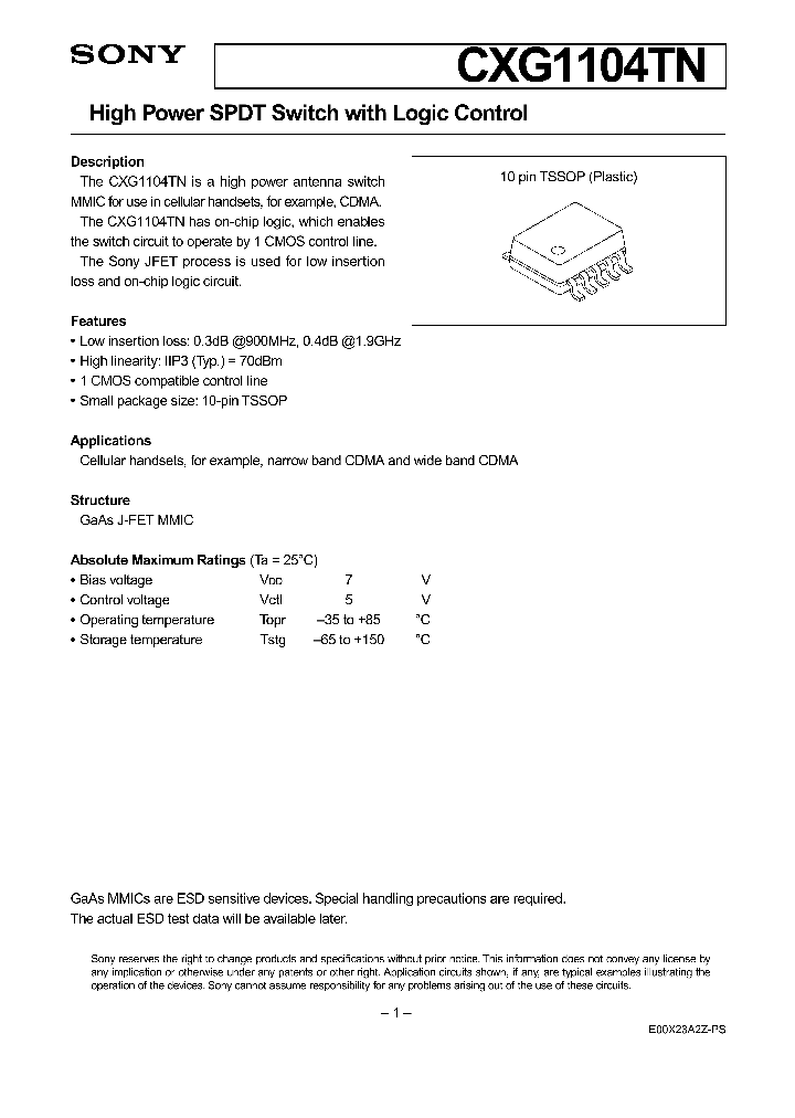 CXG1104TN_1016242.PDF Datasheet