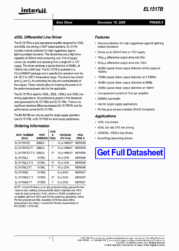 EL1517BIYEZ-T7_1116751.PDF Datasheet
