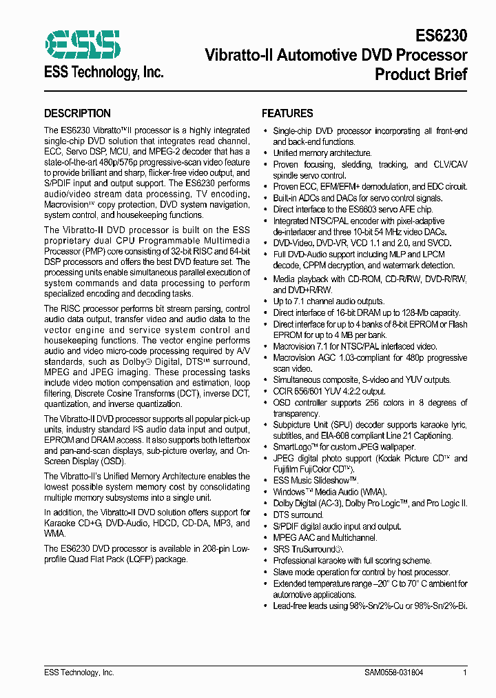 ES6230SF_712876.PDF Datasheet