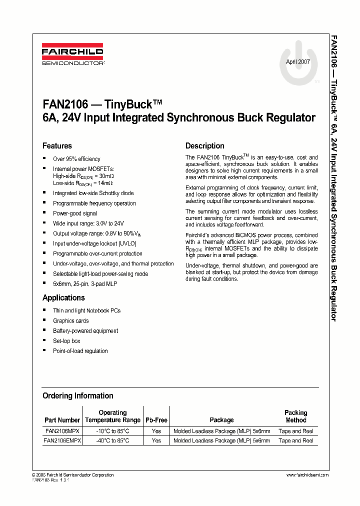 FAN2106_747308.PDF Datasheet