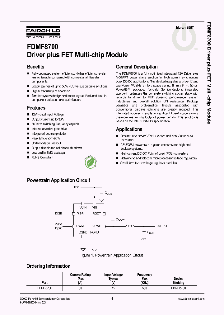FDMF8700_734246.PDF Datasheet