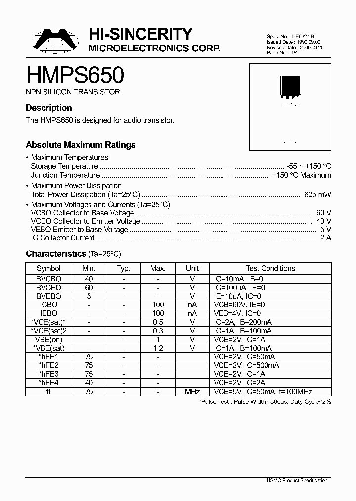 HMPS650_775444.PDF Datasheet