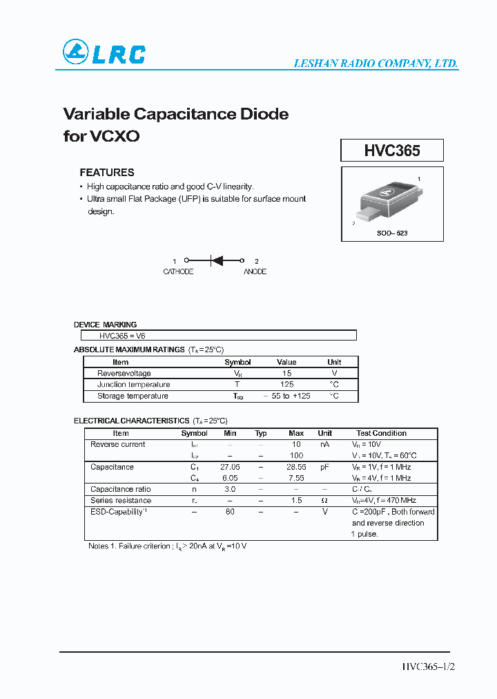 HVC365_649719.PDF Datasheet