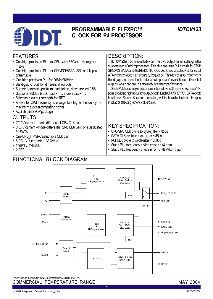 IDTCV123_725335.PDF Datasheet