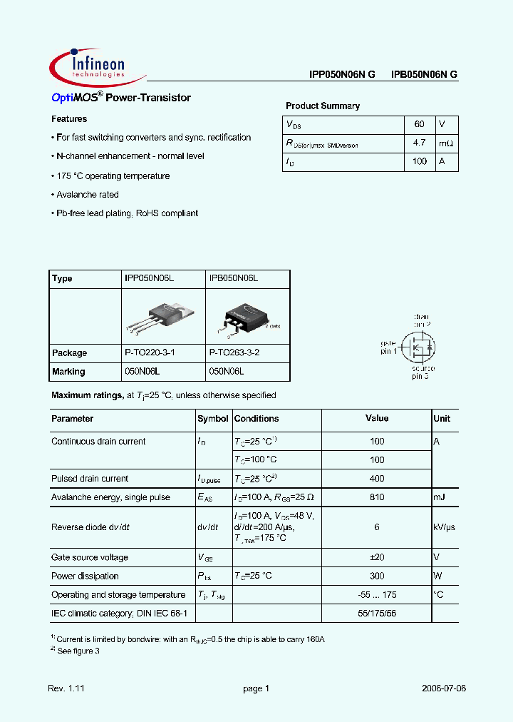 IPB050N06NG_657029.PDF Datasheet