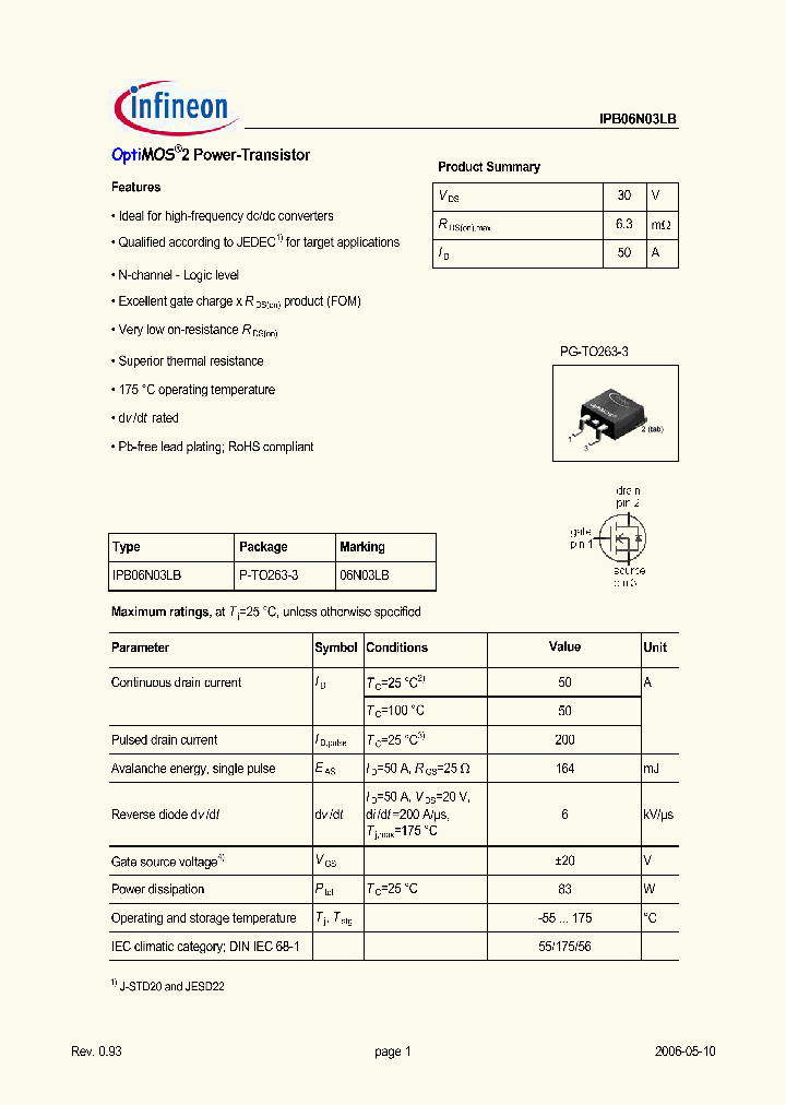 IPB06N03LB_657041.PDF Datasheet