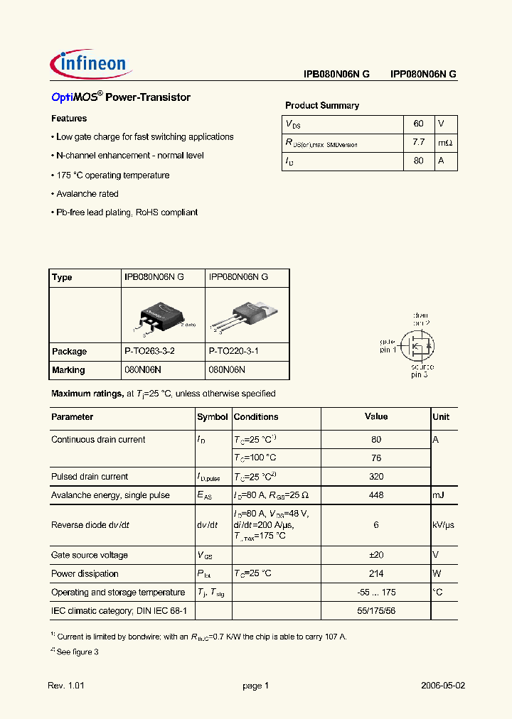 IPB080N06NG_657051.PDF Datasheet