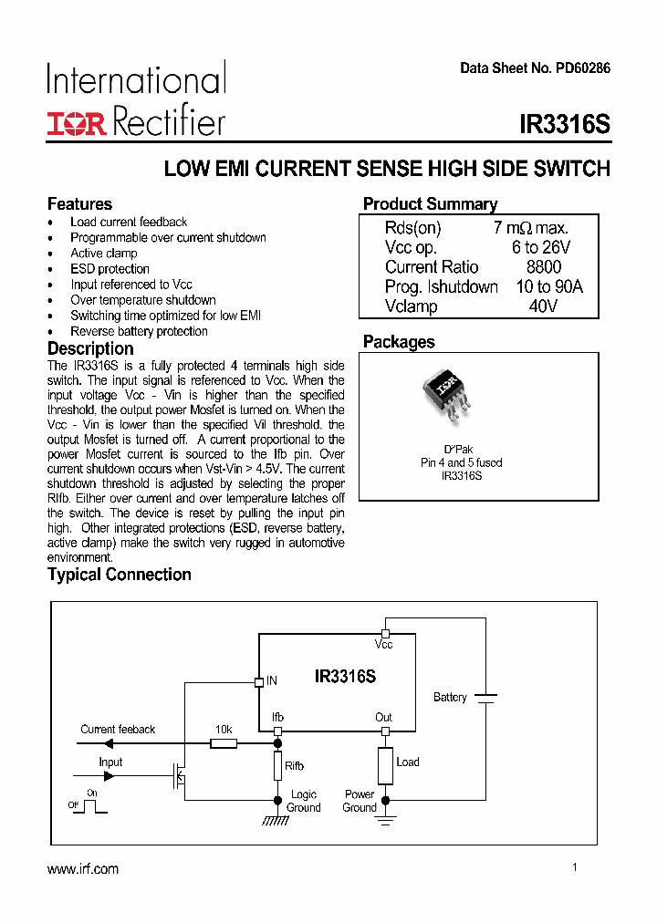 IR3316S_719780.PDF Datasheet