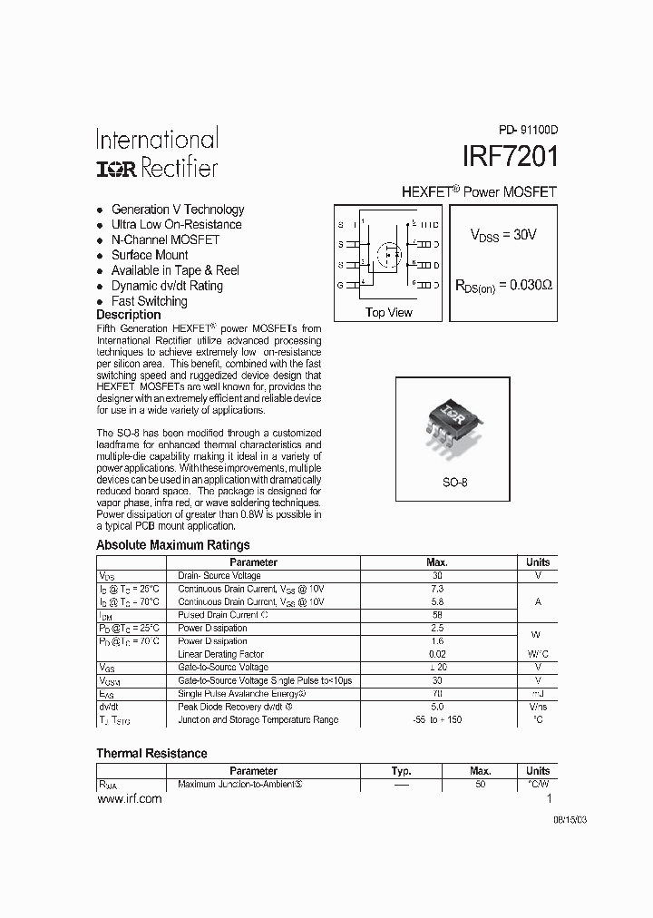 IRF7201TR_903924.PDF Datasheet