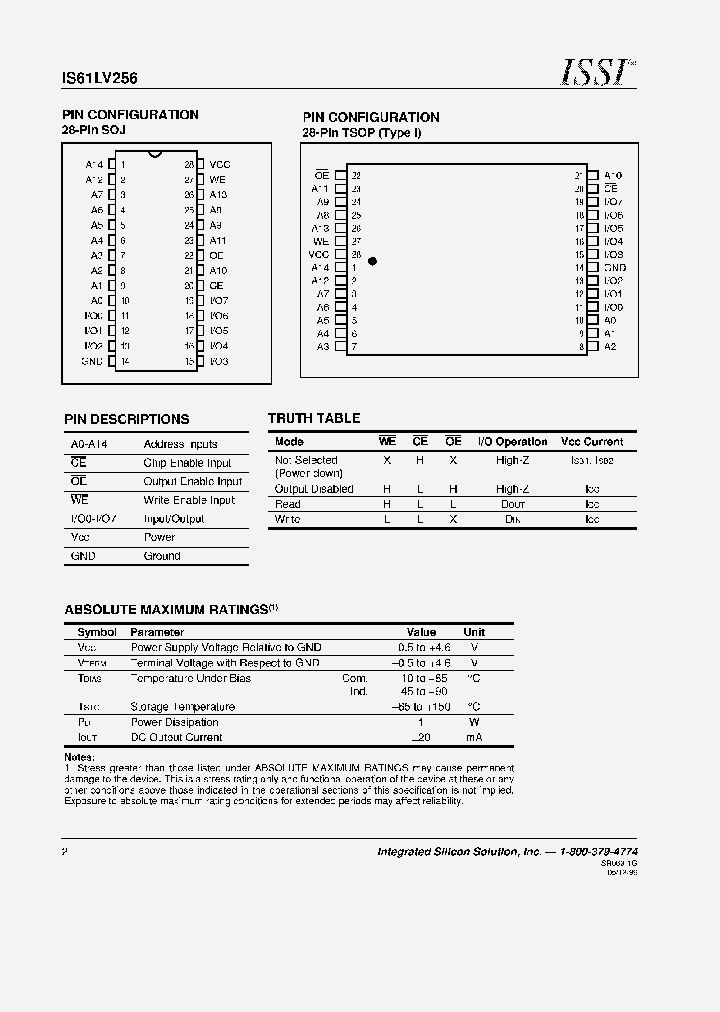 IS61C256_895982.PDF Datasheet