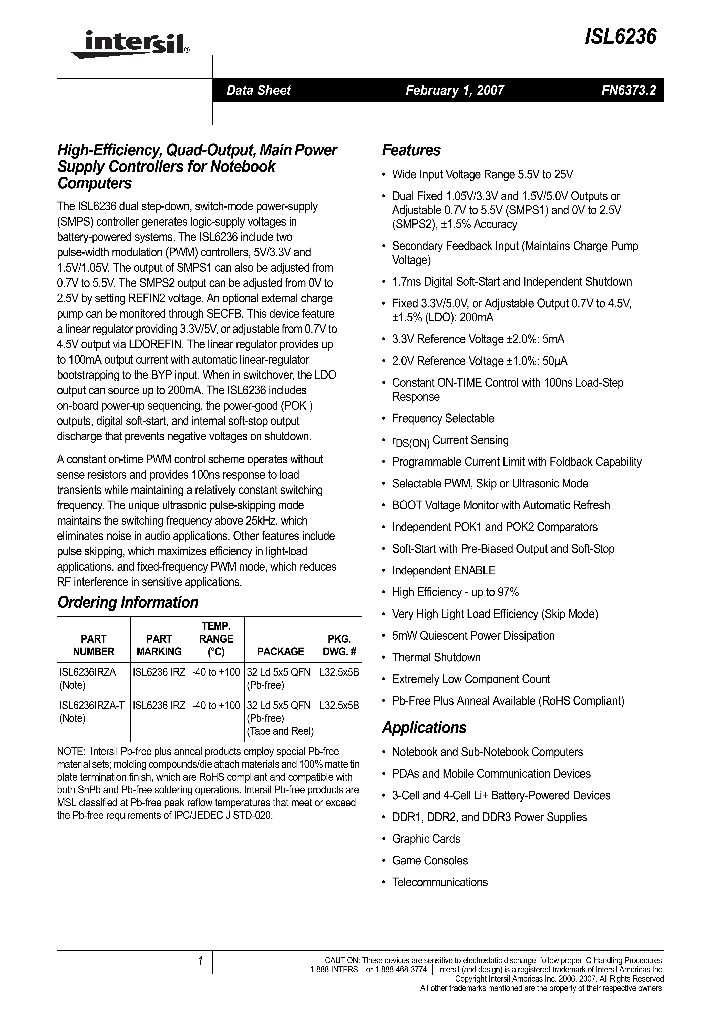 ISL6236_710980.PDF Datasheet