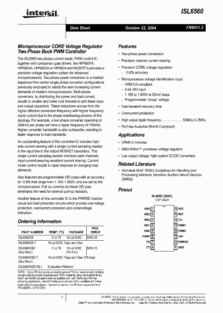 ISL6560_705013.PDF Datasheet