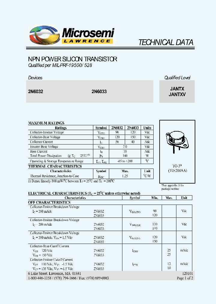 JAN2N6032_793539.PDF Datasheet