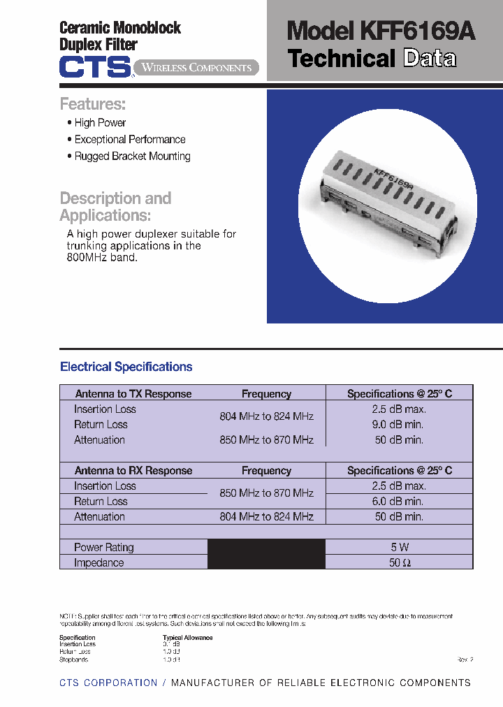 KFF6169A_656522.PDF Datasheet