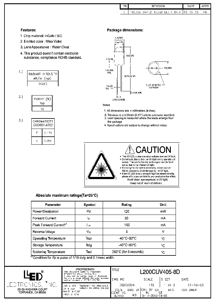 L200CUV405-8D_638973.PDF Datasheet