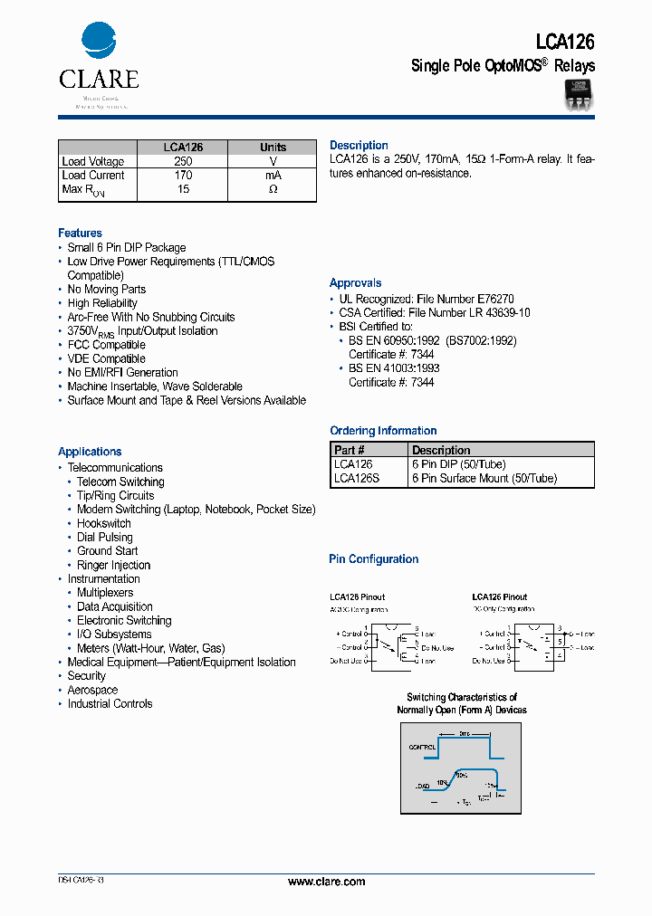 LCA126_634121.PDF Datasheet