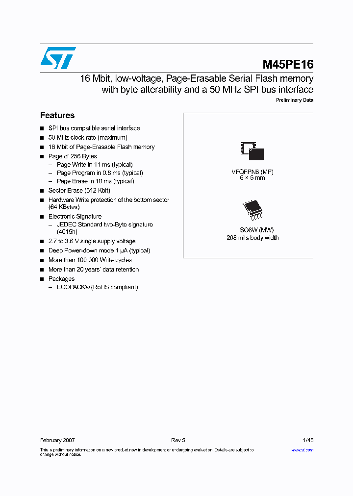 M459E16VMP6G_740423.PDF Datasheet