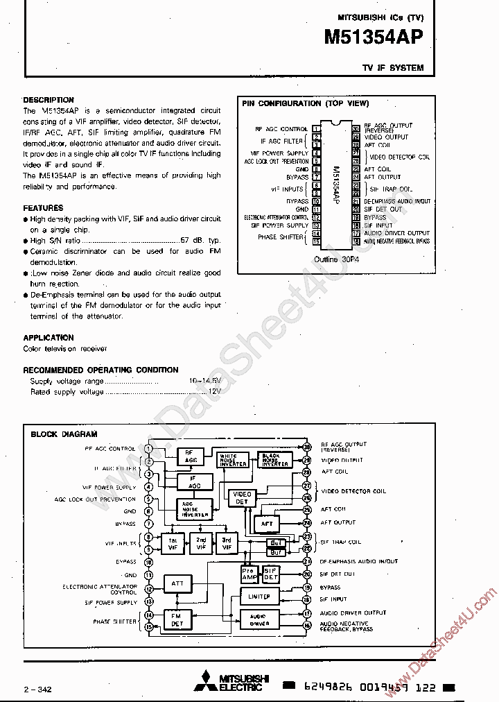 M51354AP_919675.PDF Datasheet