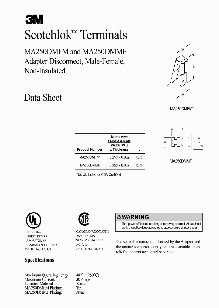 MA250DMMF_615249.PDF Datasheet