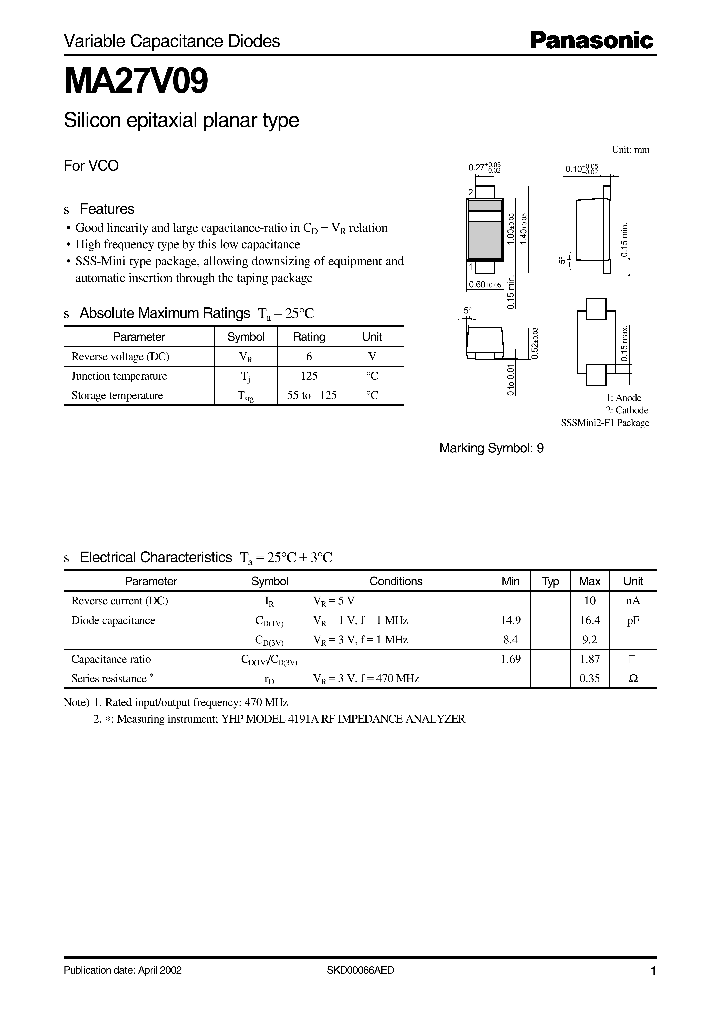 MA27V09_701709.PDF Datasheet