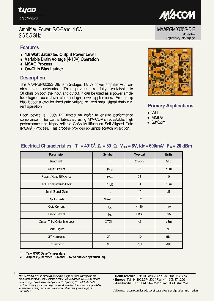 MAAPGM0035S-DIE_614692.PDF Datasheet