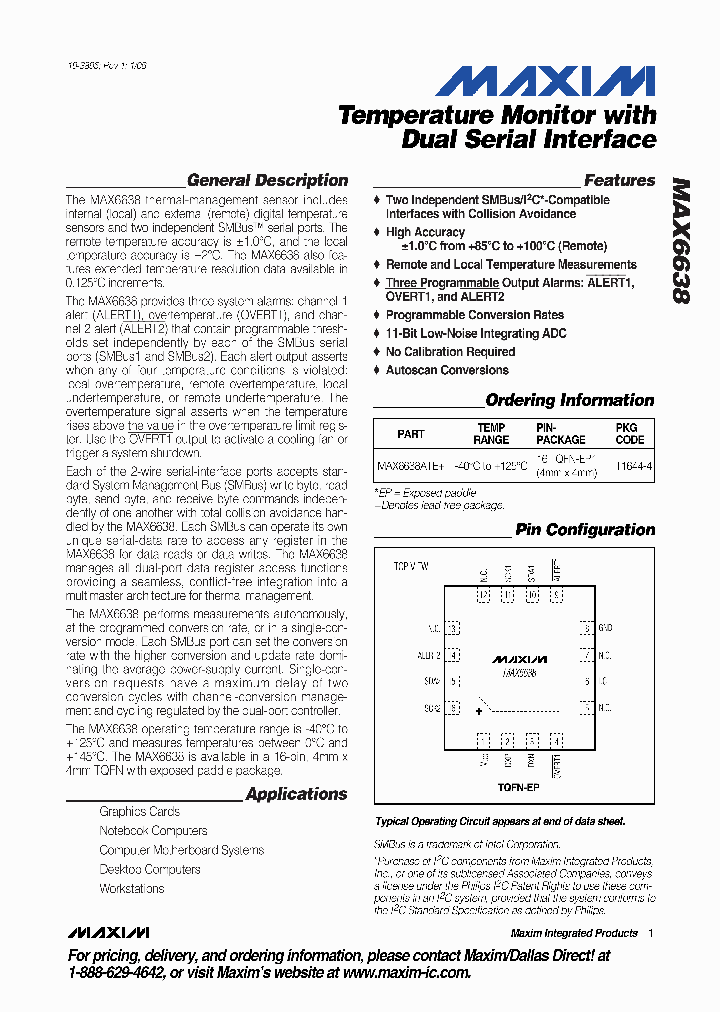 MAX6638ATE_686554.PDF Datasheet