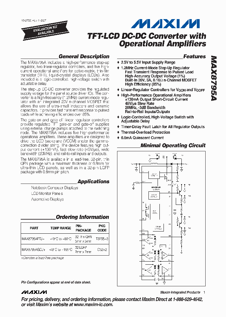 MAX8795A_958489.PDF Datasheet