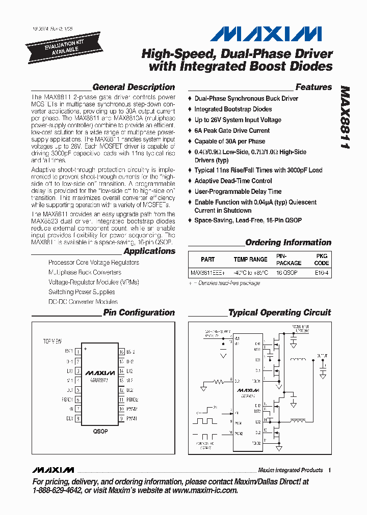 MAX8811EEE_691766.PDF Datasheet