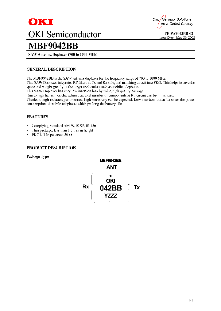 MBF9042BB_1011646.PDF Datasheet