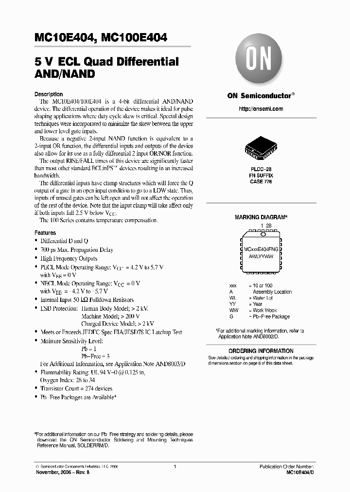 MC100E404FNG_712380.PDF Datasheet