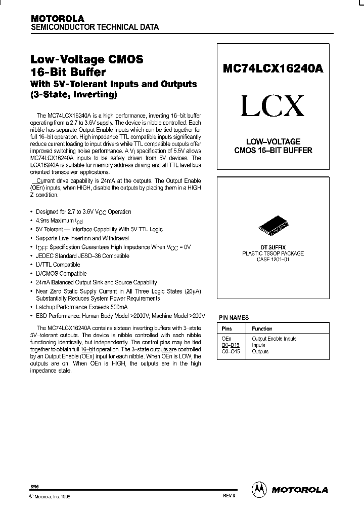MC74LCX16240A_748430.PDF Datasheet