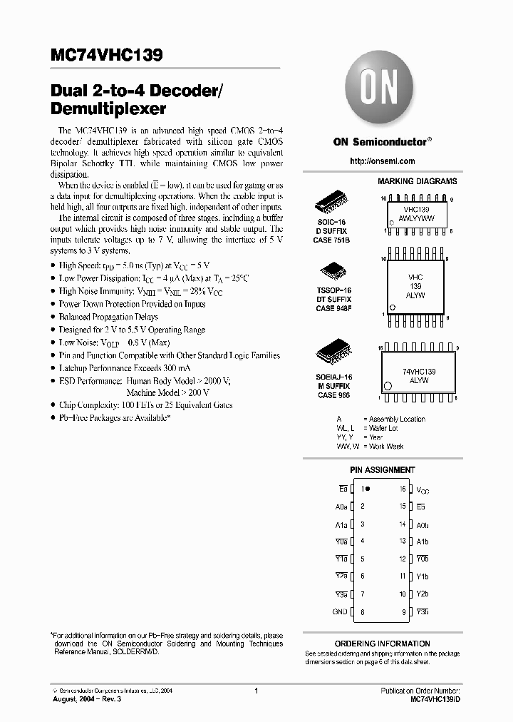 MC74VHC139DR2_750535.PDF Datasheet