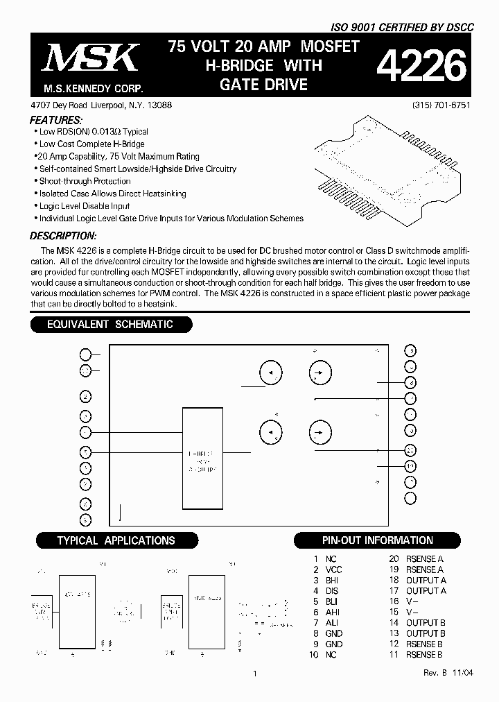 MSK4226S_767944.PDF Datasheet