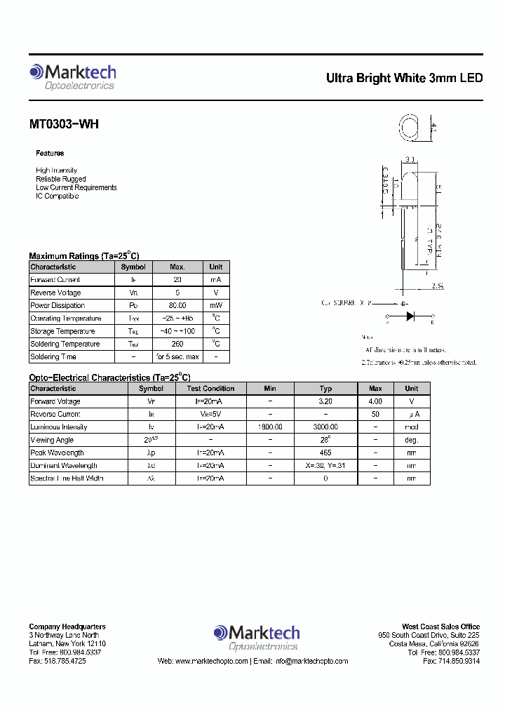 MT0303-WH_878392.PDF Datasheet