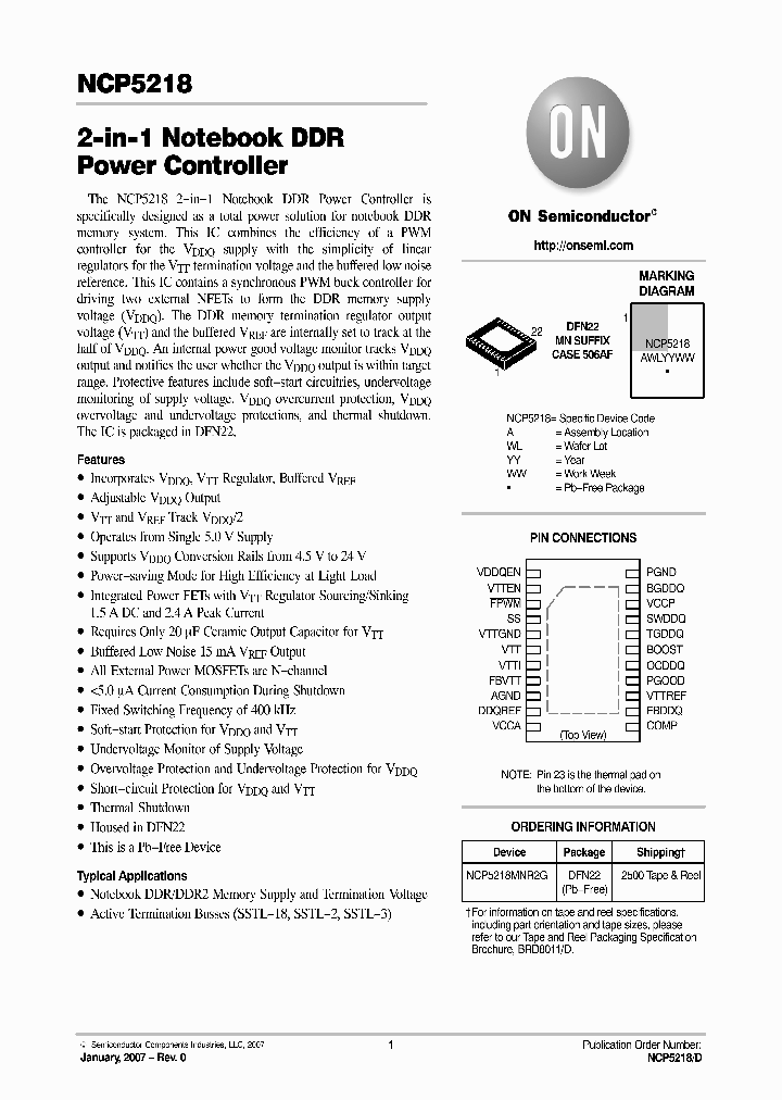 NCP5218_758553.PDF Datasheet