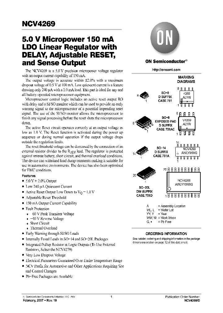NCV4269D2G_675681.PDF Datasheet