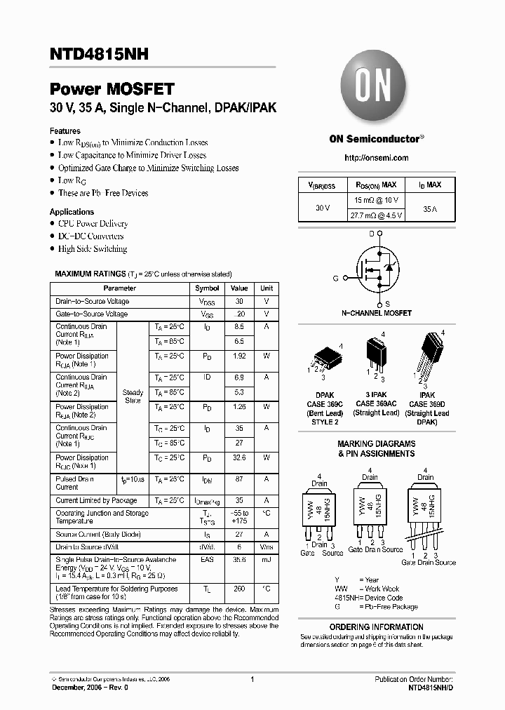 NTD4815NH-1G_708214.PDF Datasheet