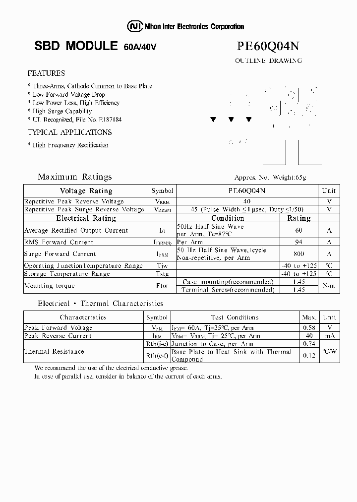 PE60Q04N_921091.PDF Datasheet