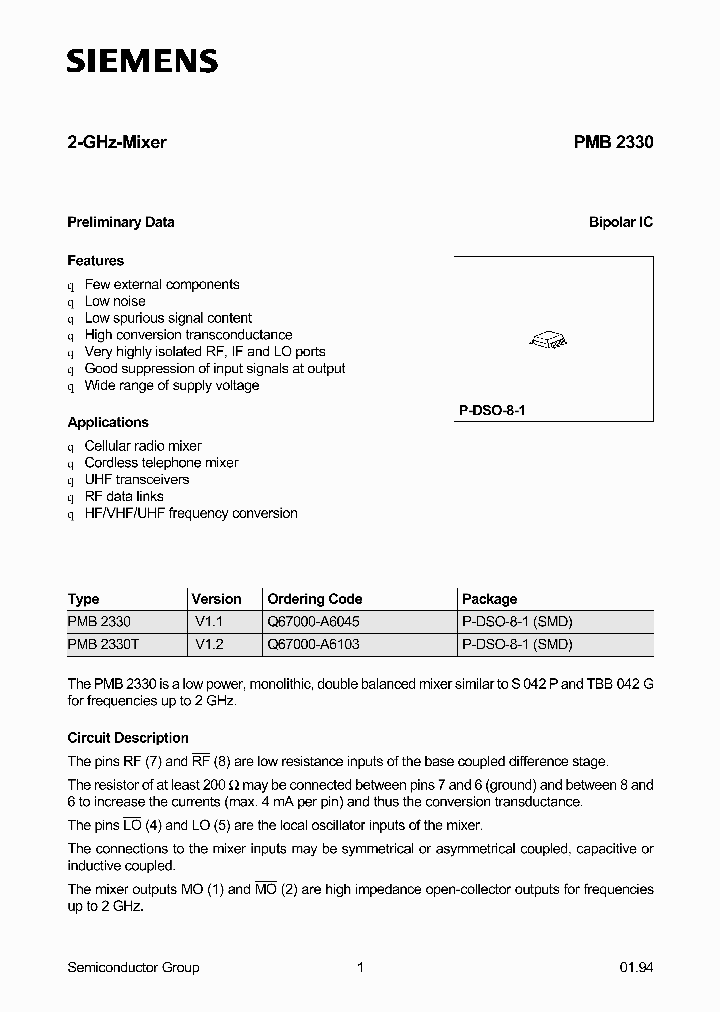 PMB2330_815979.PDF Datasheet