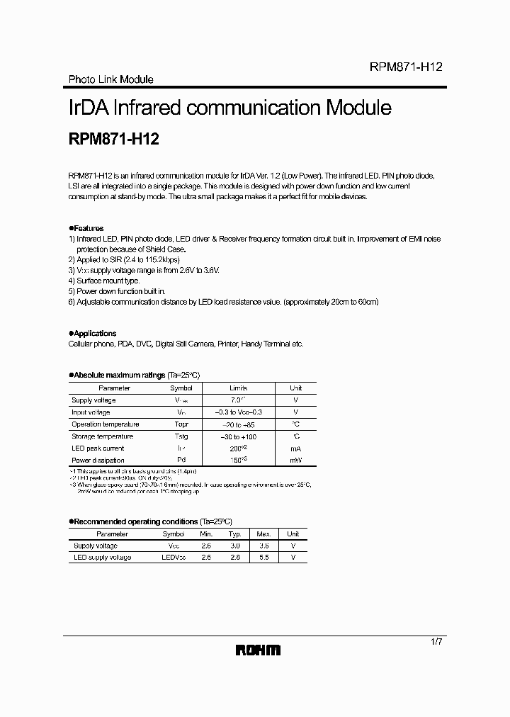 RPM871-H12_1012978.PDF Datasheet