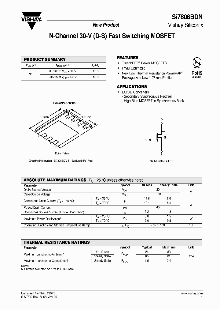 SI7806BDN-T1-E3_954359.PDF Datasheet