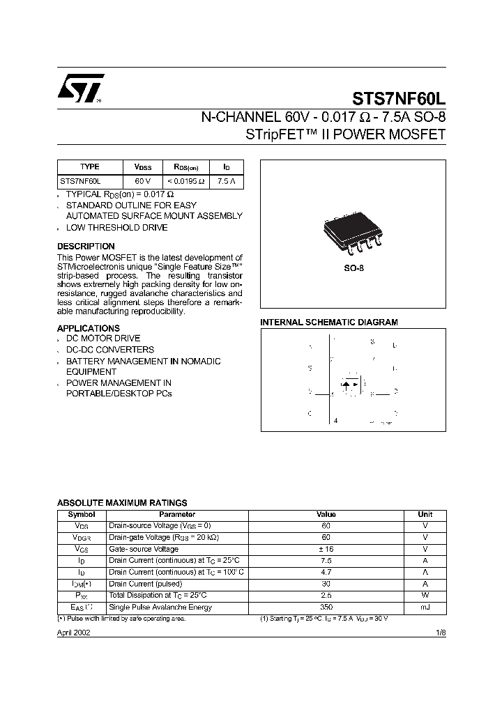STS7NF60L_957787.PDF Datasheet