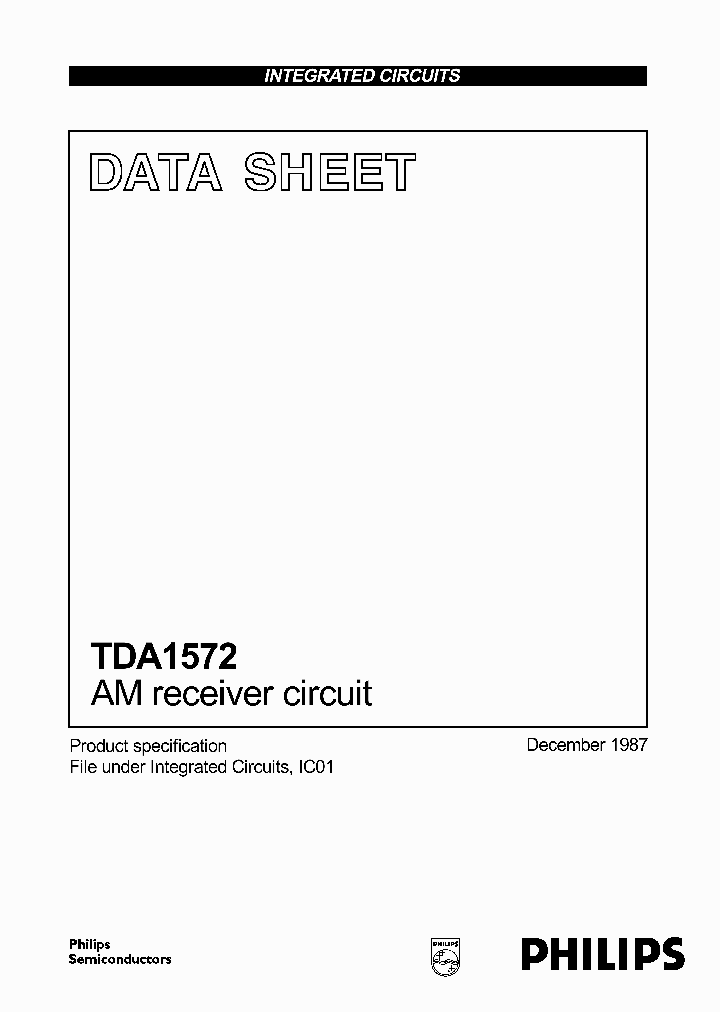 TDA1572_843608.PDF Datasheet